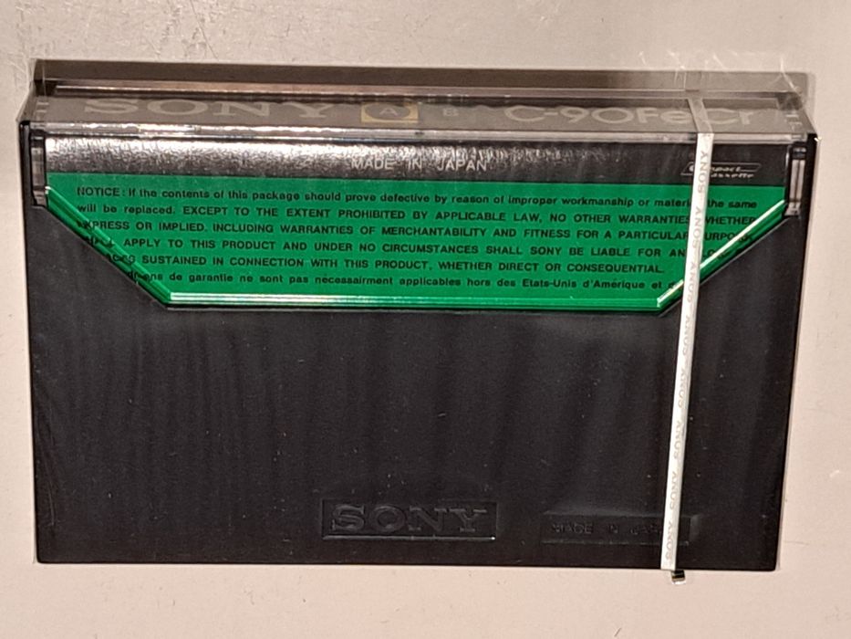 Kaseta SONY FeCr 90 NOS 1976-78 FERRI CHROME