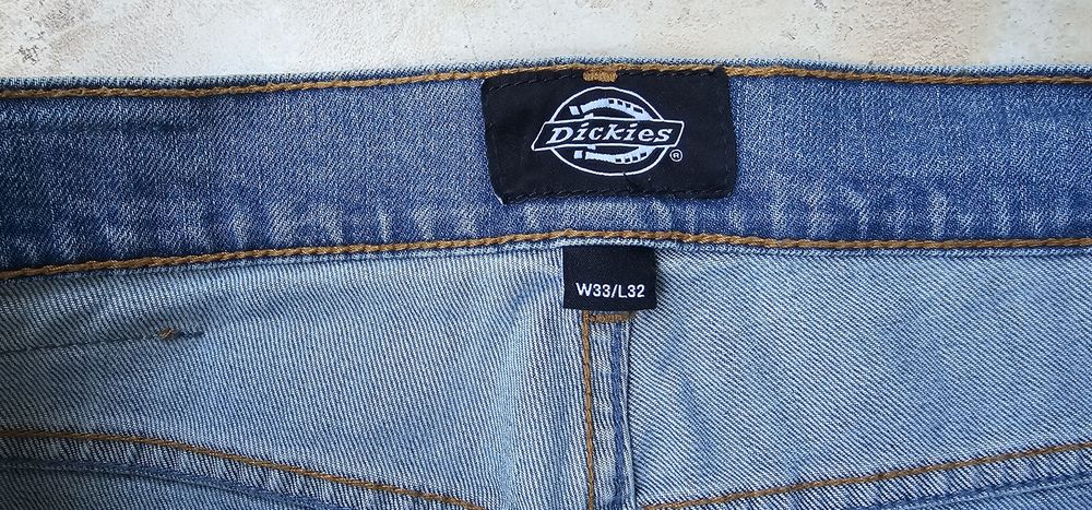 Dickies męskie spodnie dżinsowe rozmiar W33 L32 stan bardzo dobry wymiary na zdjęciach