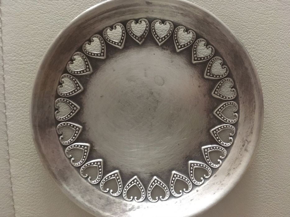 Salva em prata 10,5 diametro