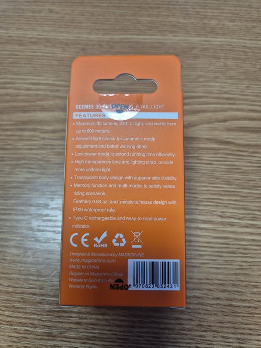 Lampka tylna Magicshine semme 30 TL v2.0