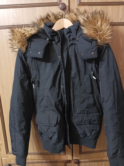 Качественная фирм. тёплая куртка Zara s-ка