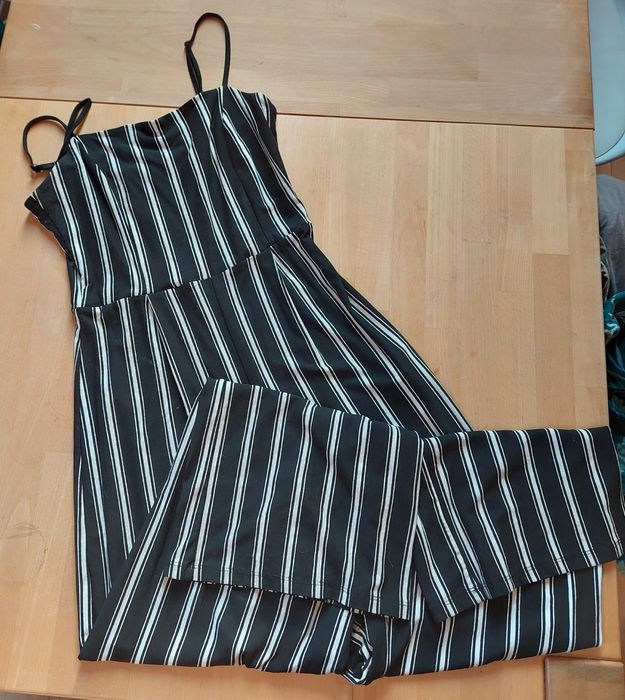 Kombinezon Bershka długi w paski r. M