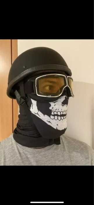 Gola caveira, máscara facial, lenço, balaclava moto