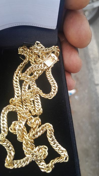 Cordão ouro 18k 70cm