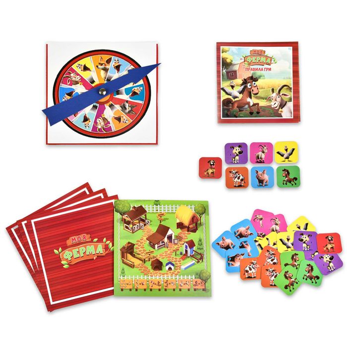 Настільна гра Strateg  "Моя ферма" розважальна (30435)