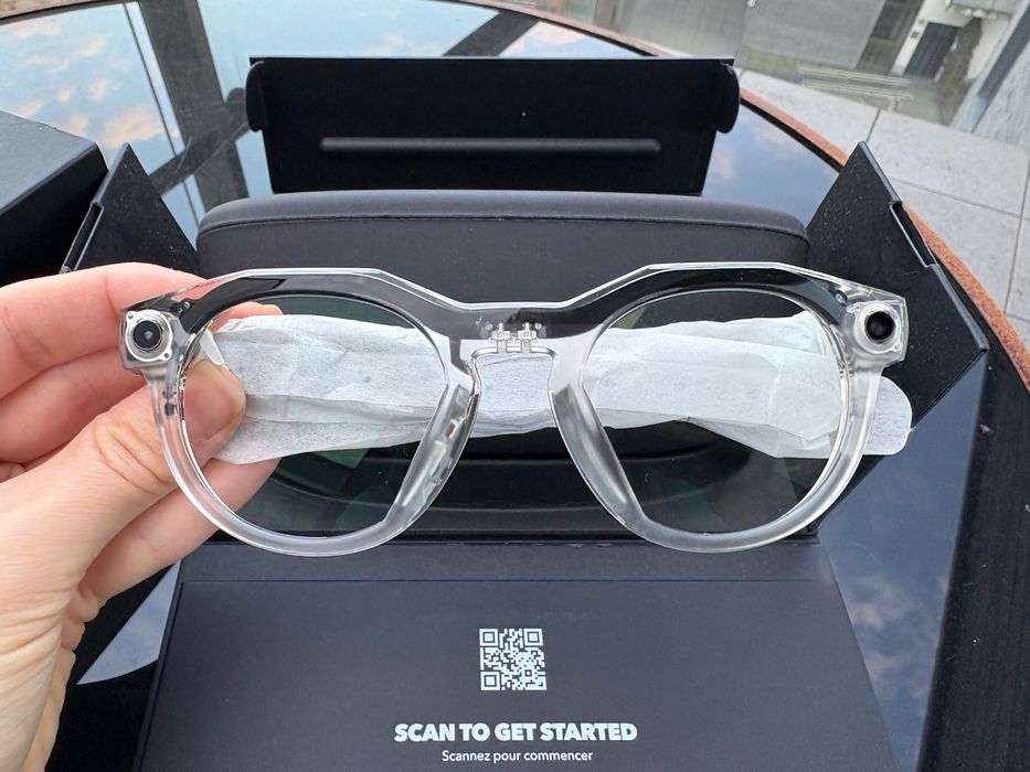 Smart okulary Oakley Meta HSTN - przezroczyste