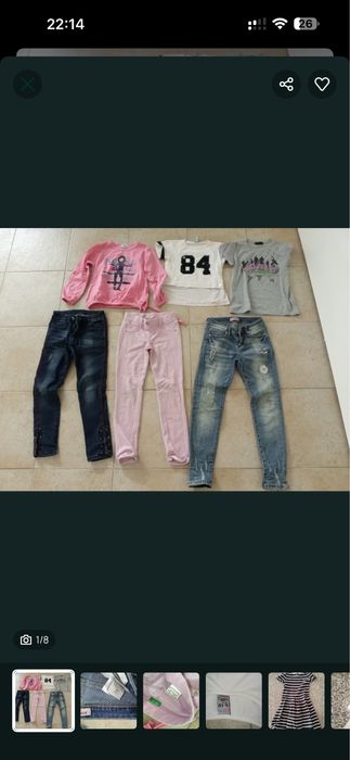 Roupa menina 6 aos 14 anos de marca como nova e elegante