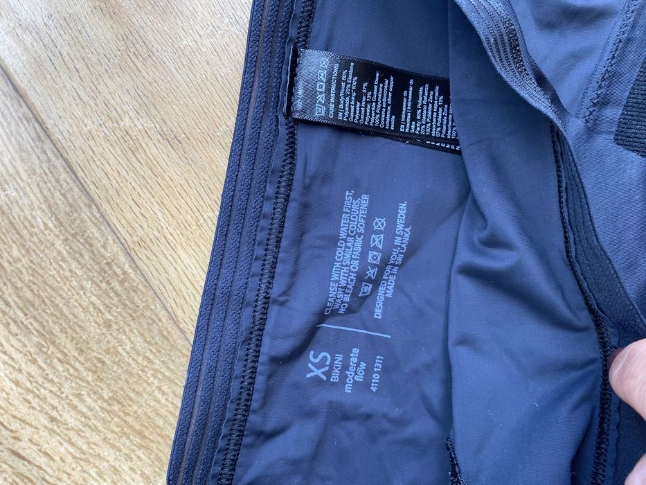 majtki menstruacyjne czarne xs