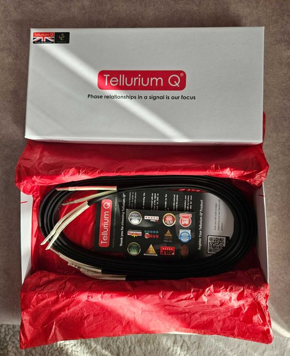 Tellurium q Silver II 2 m, kabel głosnikowy