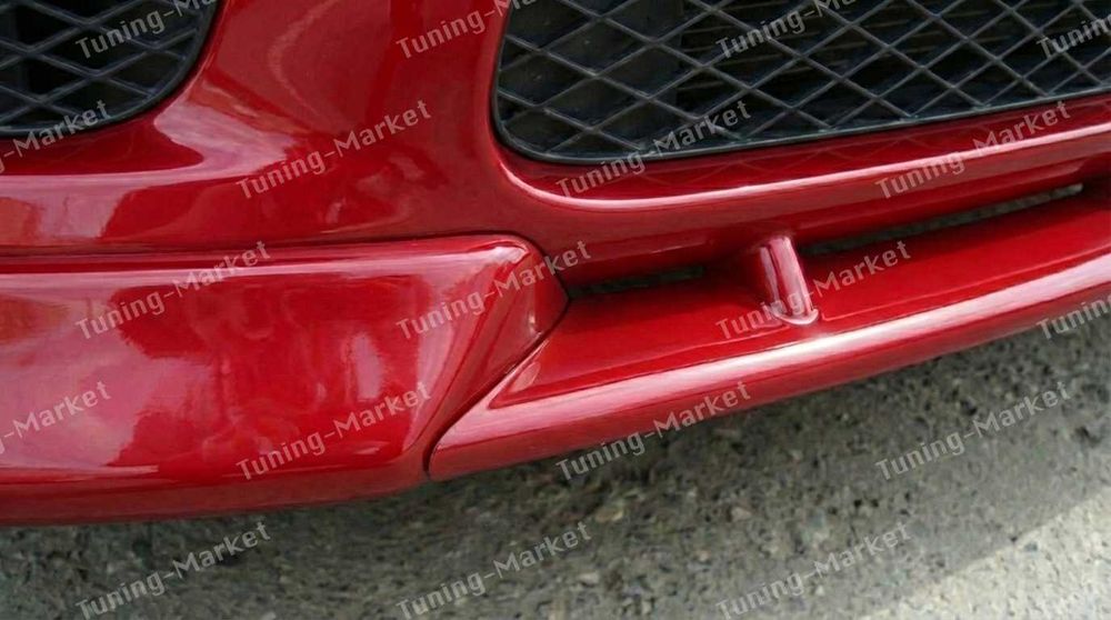 Клыки, накладки, уголки на бампер Mitsubishi Lancer X, Подиум номера, перемычка, планка Митсубиши Лансер 10