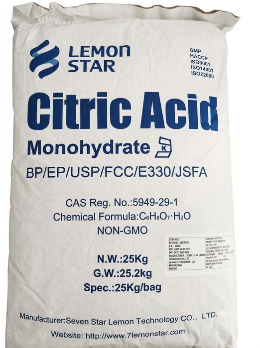 Лимонна кислота Monohydrate
