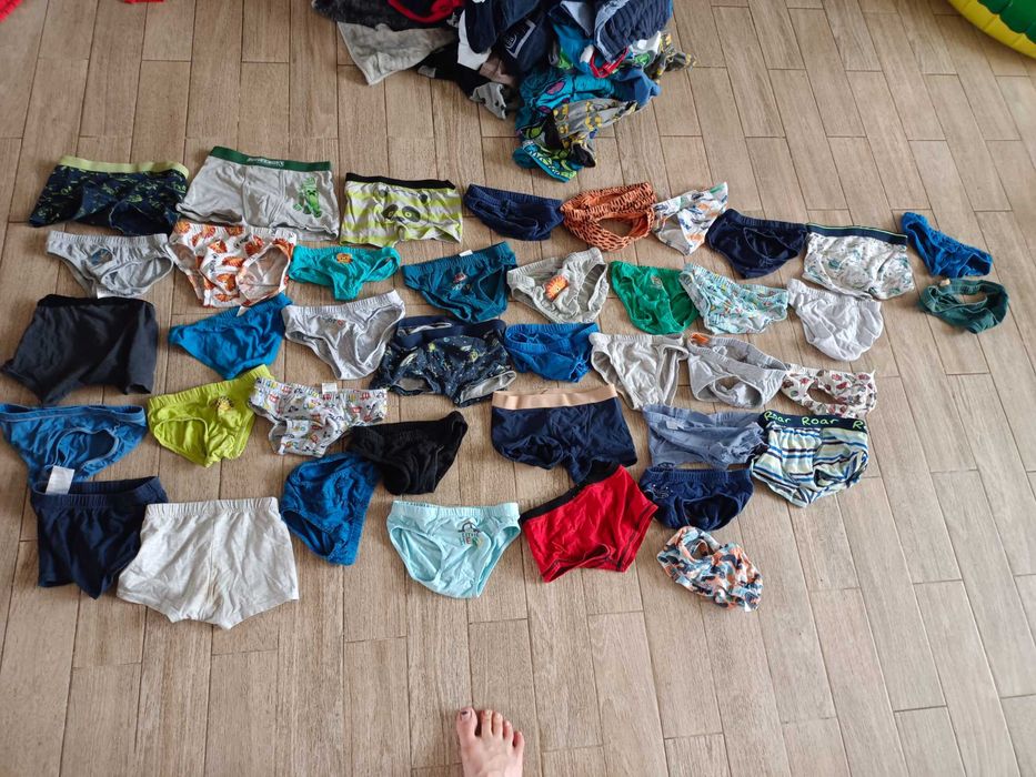 Majtki 98-116 zestaw