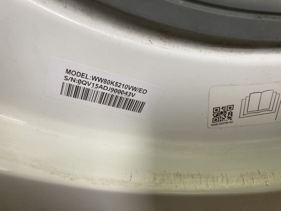 Sprzedam pralkę Samsung ecobubble 8 kg uszkodzona