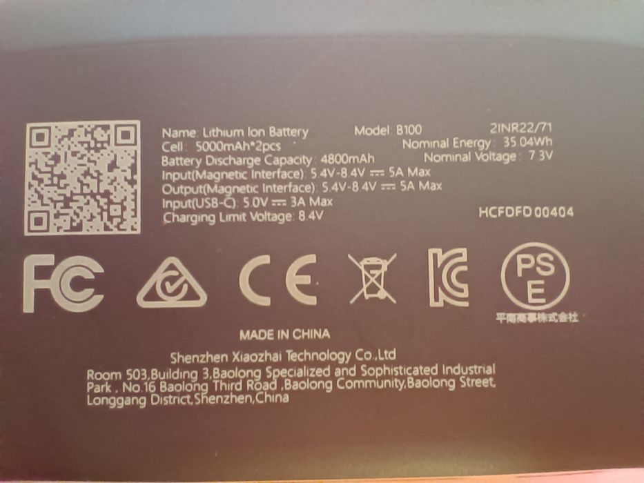 BoboVR B100 bateria do S3 PRO BoboVR battery pack Meta Quest 3