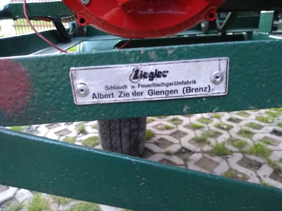 Motopompa strażacka Ziegler-wozidło na wodę beczkowóz strażacki mauzer linia kroplująca