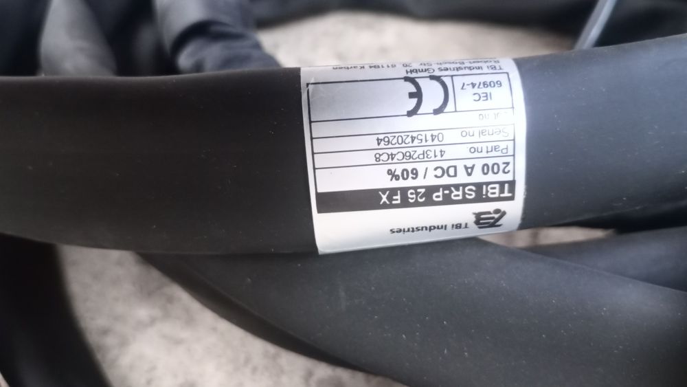 Przewód tig tbi  Sr 26fx 8 metrów