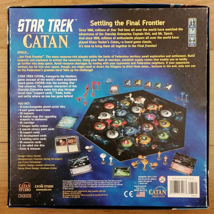 Star Trek Catan - jogo de tabuleiro