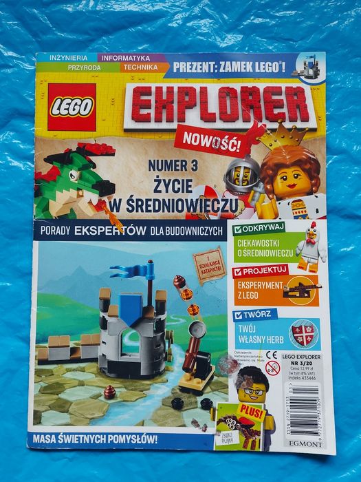 Czasopismo dziecięce życie w średniowieczu Lego 2020rok Antoniew