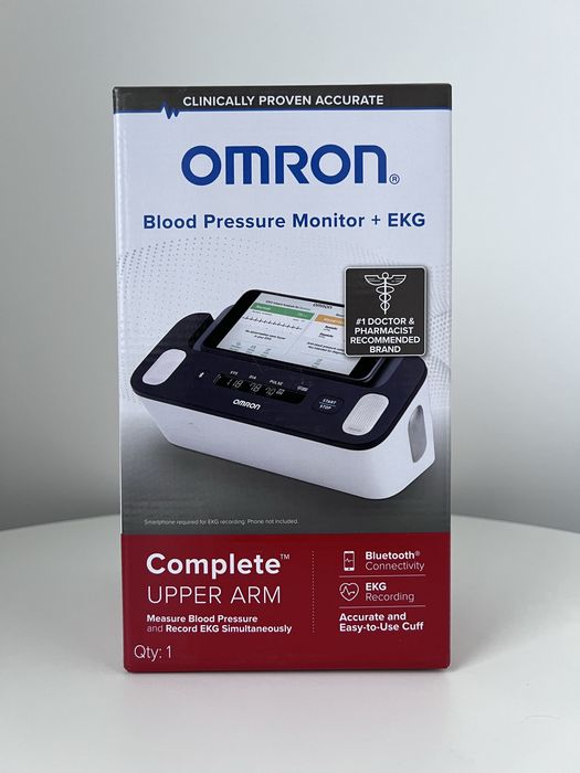 Тонометри OMRON Series 5 (BP7255) 7 (BP6350) 10 (BP7465) Evolv (BP7000) EKG (BP7900)