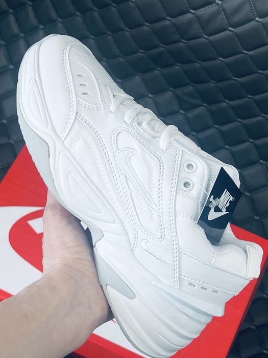 Nike air Monarch Tekno M2K all White кроссовки женские найк монарх