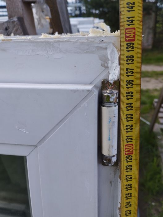 Okno pcv 210 x 140 używane