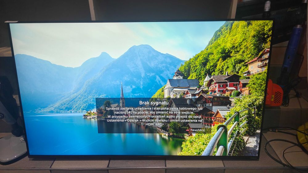 Telewizor LG smart 55" 55 cali LG 55SM8200PLA z pilotem bZ nóżek DVBT2