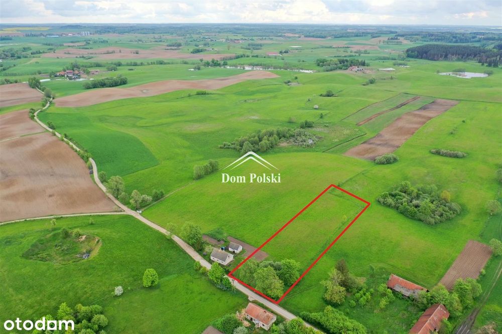 Działka 0,55 ha z WZ na Mazurach - Barany - Widok 5