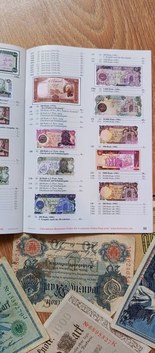 Katalog banknotów z banknotami Niemiec