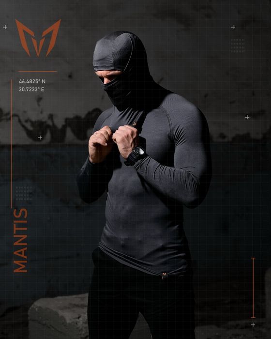 Тактичний лонгслів з балаклавою Phantom  кольори в наявності / якісний лонгслів для чоловіків мультикам койот олива чорний сірий бордо