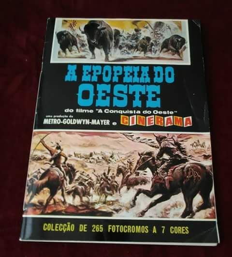 Caderneta Completa - " A Epopeia do Oeste" - Mint