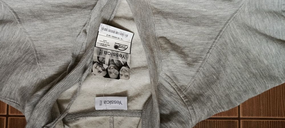 Koszulka bezrękawnik damski popielaty