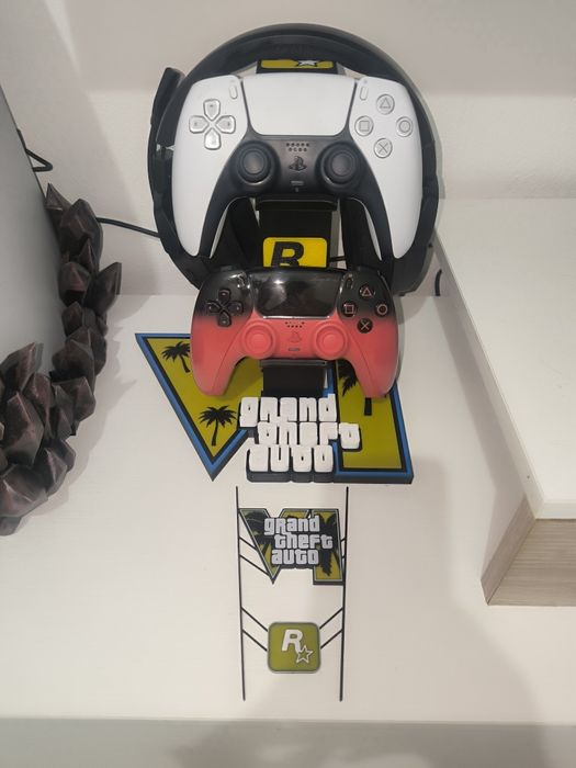 Suporte para 2 comandos ps5 grand theft auto
