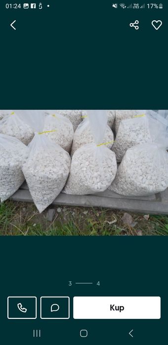 GRYS OZDOBNY BIAŁA MARIANNA oraz Dalmatyńczyk 8-16mm w workach kamień