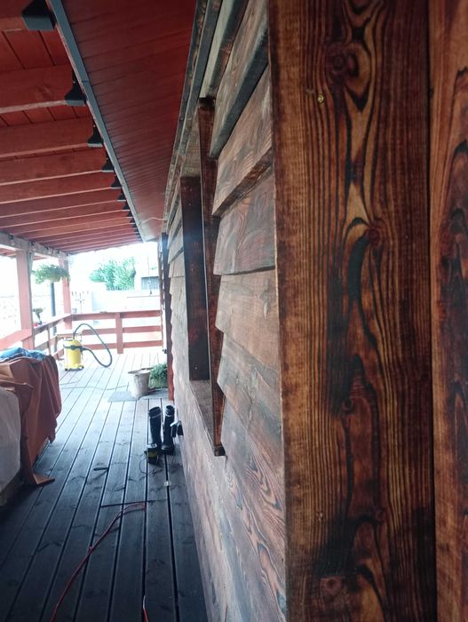 Deska elewacyjna opalana/szalówka postarzana opalana PRODUCENT