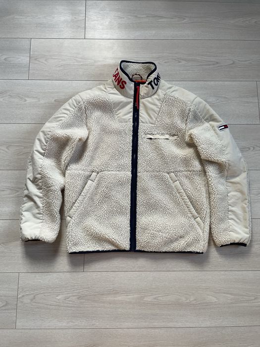 Чоловіча зимова флісова куртка Tommy Jeans Tonal Mix Sherpa Jacket M