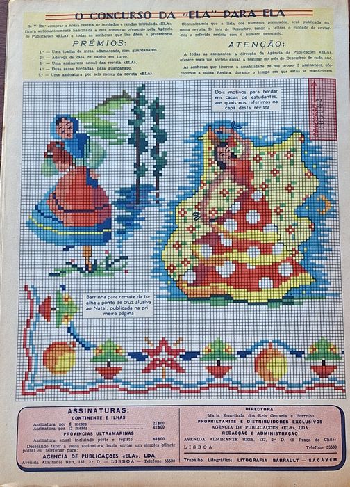 21 Revistas "Bordados à Máquina" e "Ela"