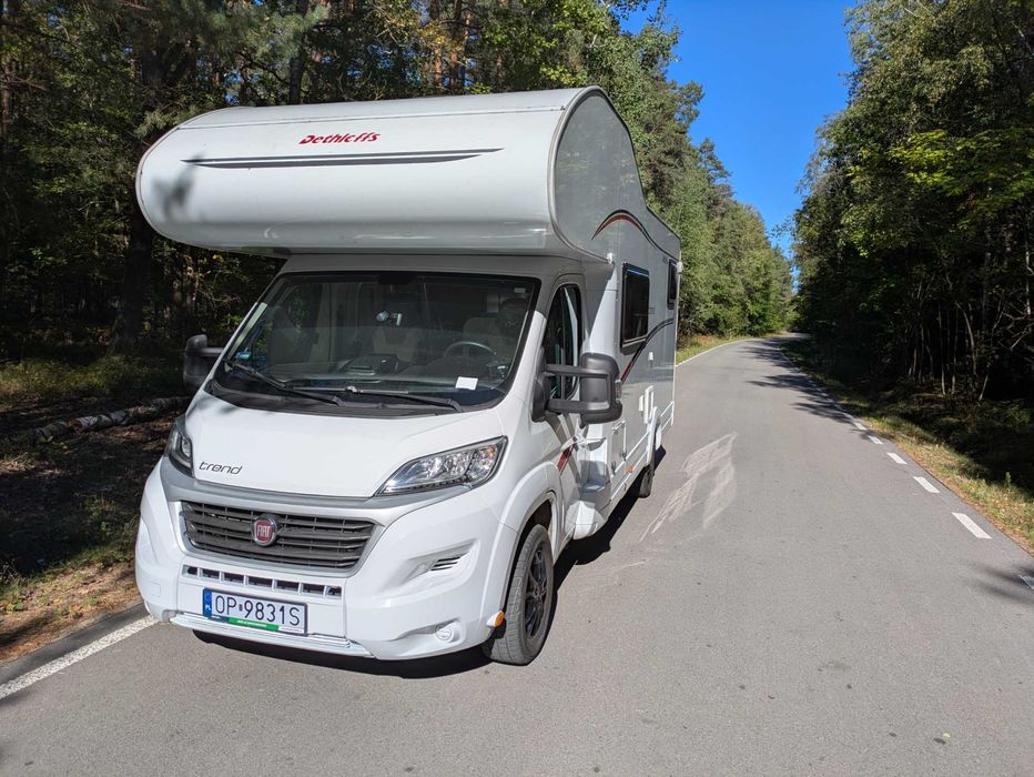 Wynajem kampera 6 osobowego ALKOWA wersja lato-zima   - Modliborzyce