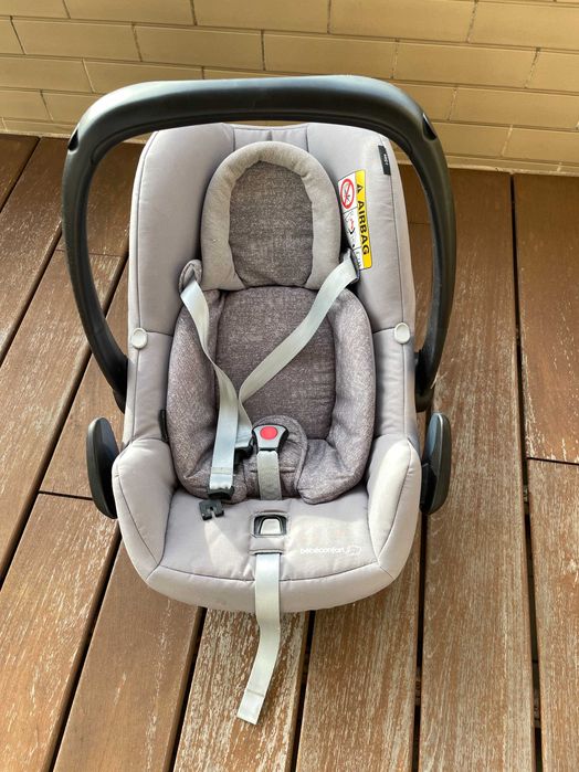Carrinho Lila + Ovo Rock + Cadeira Pearl Pro + Base Isofix BebeConfort