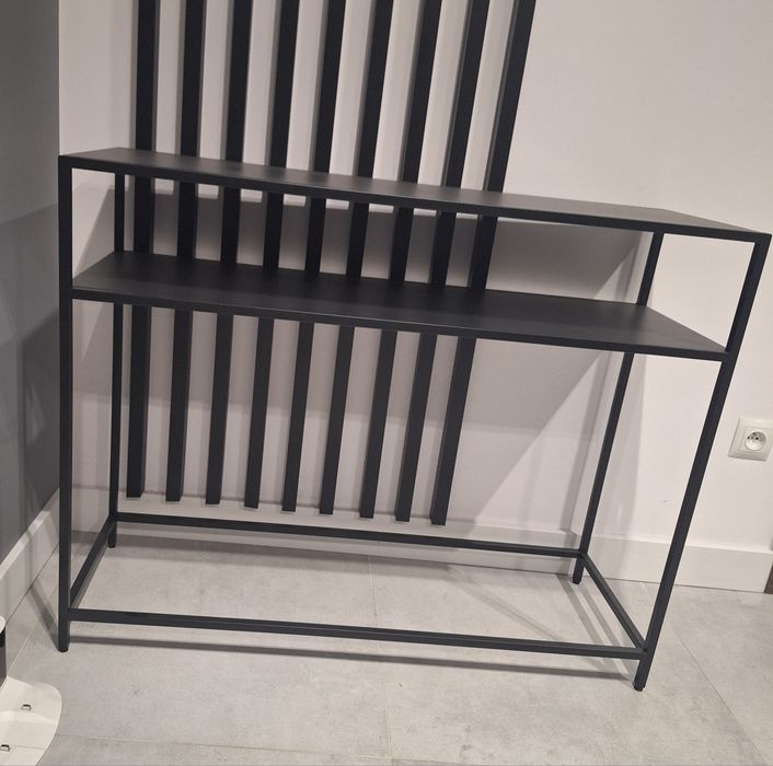 Konsola metalowa czarna Newcastle II