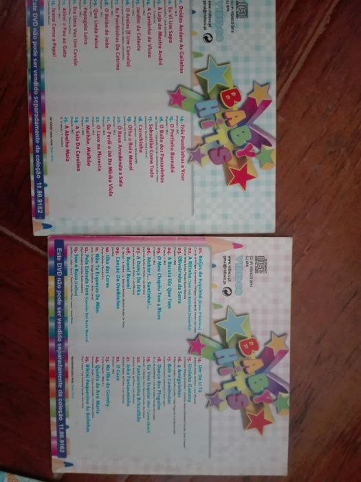 4 cd´s de música infantil