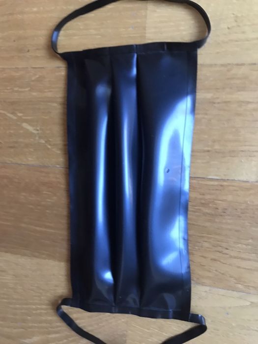 Maska maseczka Latex Goth Punk