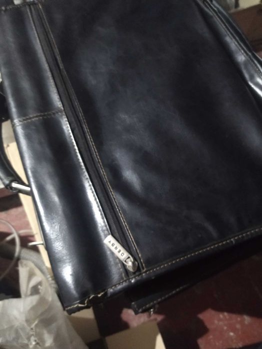 Мужской стильный портфель из кожи, DERBY