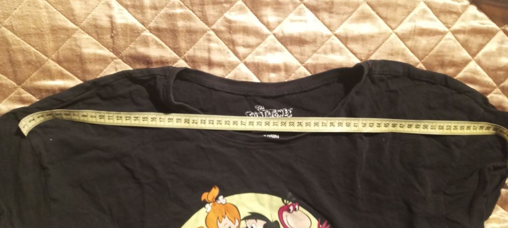 Czarny t-shirt od piżamy