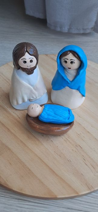 Presépio artesanal em cerâmica