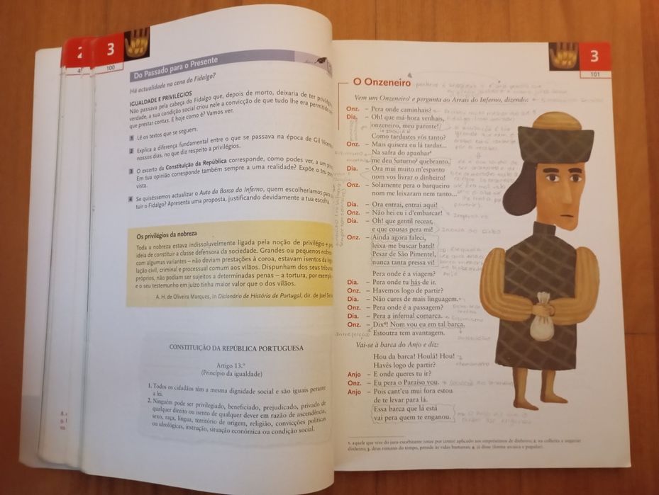 Livro escolar de português