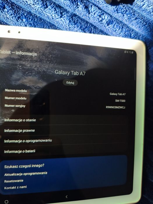 Tablet Samsung A7 SMT500  32 GB silver