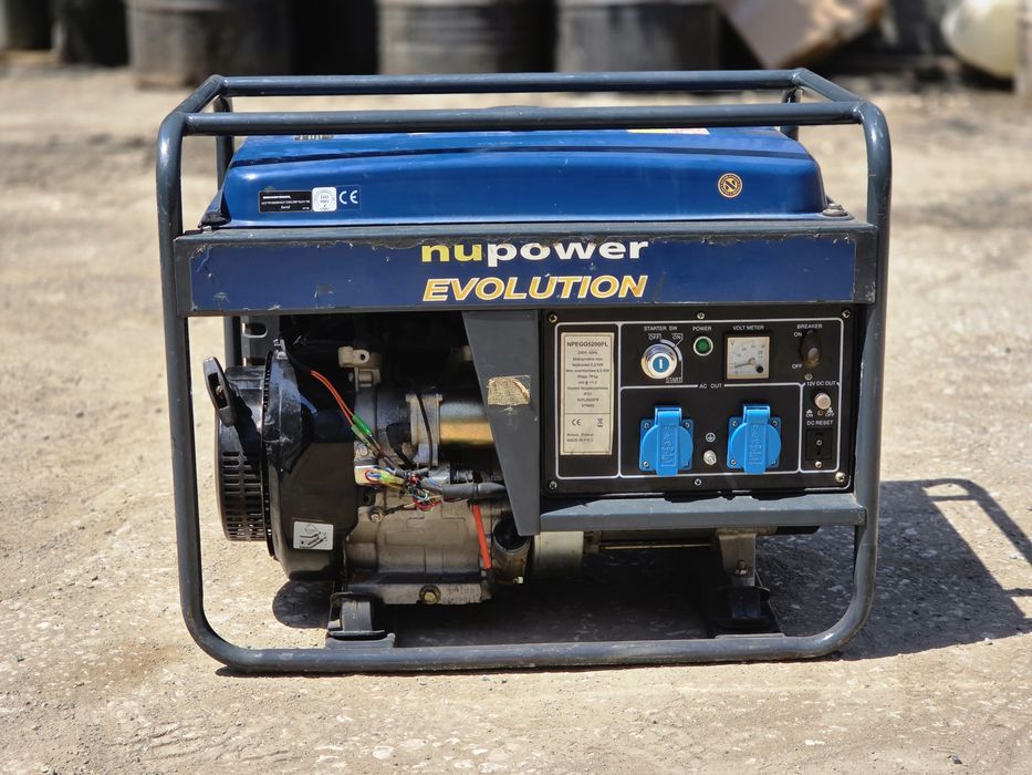 Gerador Monofásico Nutool NPEGG5200, arranque a comando, manual e à chave