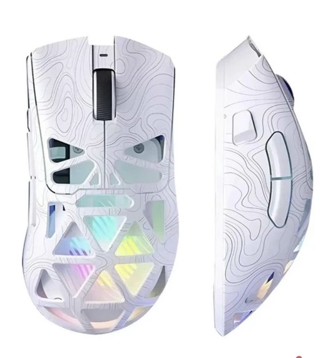 Хіт продажів! Мишка AULA SC620 Black White RGB | PAW 3311 | 67G | 1000Hz |