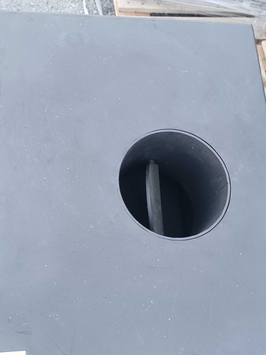 Salamandra ventilada a lenha  Fortlar Nova na embalagem.