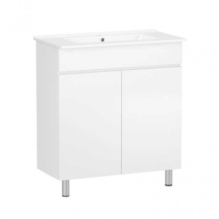 KINK-ХО тумба 80см, (з умивальником RJ Jenor, арт RZJ815), біла